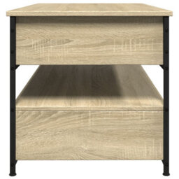 Berkfield Coffee Table Sonoma Oak 85X50X50 Cm Engineered Wood And Metal - thumbnail 6