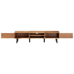 Berkfield Durable Tv Cabinet 145X35X35 Cm Solid Acacia Wood - thumbnail 3