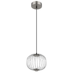 Luminosa Lighting Luminosa Galway 30Cm Wire Frame Pendant Ceiling Light Nickel Matt Led 3000K - thumbnail 2