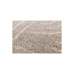 Melrose Voyage Shaggy Natural Lines Patterned Indoor Medium Area Rug 120/170Cm - thumbnail 2
