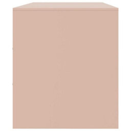 Berkfield Tv Cabinet Pink 99X39X44 Cm Steel - thumbnail 8