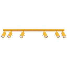 Sollux Lighting Ring Steel Yellow 6 Lights Modern Ceiling Lamps - thumbnail 1
