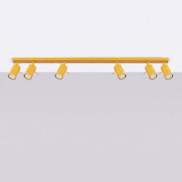 Sollux Lighting Ring Steel Yellow 6 Lights Modern Ceiling Lamps - thumbnail 2