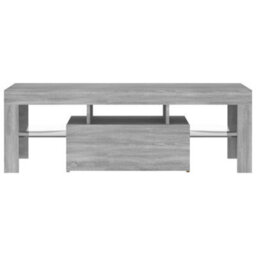 Berkfield Tv Cabinet With Led Lights Grey Sonoma 120X35X40 Cm - thumbnail 5