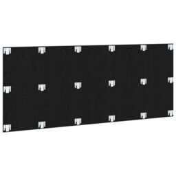 Berkfield Bed Headboard Black Oak 200X1,5X80 Cm Engineered Wood - thumbnail 6