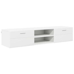 Walplus Tv Cabinet With Drawer White 150 X 39 X 30 Cm Engineered Wood - thumbnail 2