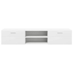 Walplus Tv Cabinet With Drawer White 150 X 39 X 30 Cm Engineered Wood - thumbnail 6