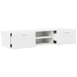 Walplus Tv Cabinet With Drawer White 150 X 39 X 30 Cm Engineered Wood - thumbnail 5