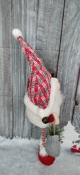 Premier Decorations Limited Red Light Up Christmas Gnome Standing Festive Plush Decoration With Bells 68Cm - thumbnail 4