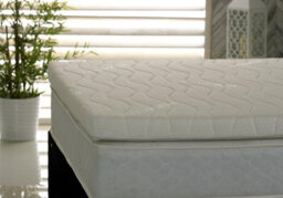 Mattress Guru Memory Foam Fibre 3 Inch (7.5Cm) Mattress Topper With Cover, 6Ft (180X200Cm) - thumbnail 1