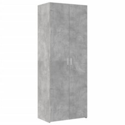 Berkfield Storage Cabinet Concrete Grey 70X42.5X225 Cm Engineered Wood - thumbnail 6