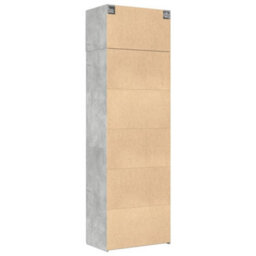 Berkfield Storage Cabinet Concrete Grey 70X42.5X225 Cm Engineered Wood - thumbnail 8