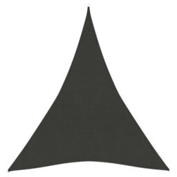 Berkfield Sunshade Sail 160 G/m2 Anthracite 3X4X4 M Hdpe - thumbnail 1