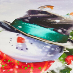 Fusion Santa & Snowy Christmas Print Multicoloured Duvet Cover Set - thumbnail 4