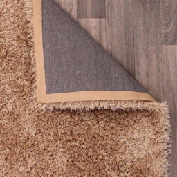 Beige Plain Shaggy Handmade Sparkle Easy To Clean Rug For Dining Room Bedroom And Living Room-180Cm X 270Cm - thumbnail 4