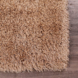 Beige Plain Shaggy Handmade Sparkle Easy To Clean Rug For Dining Room Bedroom And Living Room-180Cm X 270Cm - thumbnail 2
