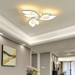 Led Lights For Ceiling Flower Chandelier Flush Mount Ceiling Lamp White 50Cm - thumbnail 4