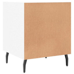 Berkfield Bedside Cabinet White 40X40X50 Cm Engineered Wood - thumbnail 8