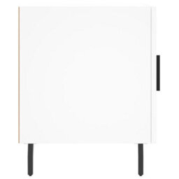 Berkfield Bedside Cabinet White 40X40X50 Cm Engineered Wood - thumbnail 7