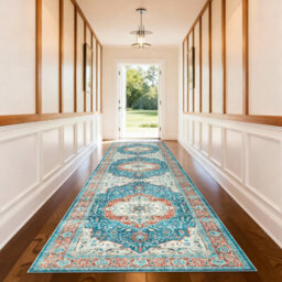 Bedlooms Regal Cashmere Rug 60X220Cm, Traditional Rug, Non Slip, Stain Resistant, Thick Long Hallways Runner - thumbnail 8