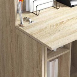 Walplus Desk Sonoma Oak 71.5 X 31.5 X 106.5 Cm Engineered Wood - thumbnail 4