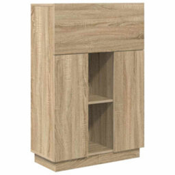 Walplus Desk Sonoma Oak 71.5 X 31.5 X 106.5 Cm Engineered Wood - thumbnail 2