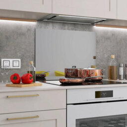 Belofay Grey Tempered Glass Mirror Splashback For Kitchen 6mm, Heat Resistant Splashbacks For Cookers (60X70Cm) - thumbnail 4