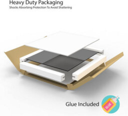 Belofay Grey Tempered Glass Mirror Splashback For Kitchen 6mm, Heat Resistant Splashbacks For Cookers (60X70Cm) - thumbnail 5