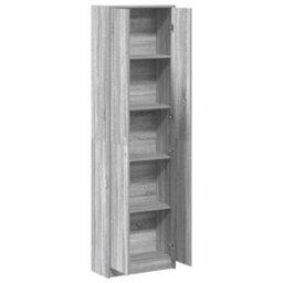 Walplus Wardrobe With Door Grey Sonoma 55 X 25 X 189 Cm Engineered Wood - thumbnail 5