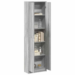 Walplus Wardrobe With Door Grey Sonoma 55 X 25 X 189 Cm Engineered Wood - thumbnail 3