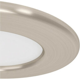 Loops Sleek Satin Nickel Ceiling Spotlight For Modern Home Interiors - thumbnail 5