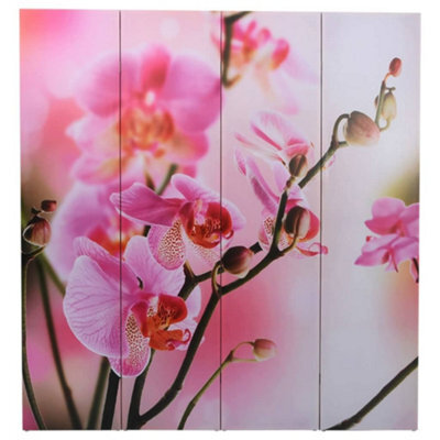 Berkfield Decorative Folding Room Divider 160X170 Cm Flower - image 1