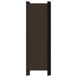 Berkfield 5-Panel Room Divider Brown 250X180 Cm - thumbnail 4
