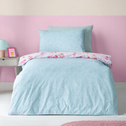Catherine Lansfield Sweet Treats Reversible Double Duvet Cover Set With Pillowcases Pink - thumbnail 2