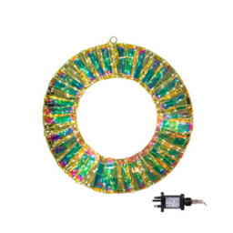 Samuel Alexander 45Cm Light Up Iridescent Dream Christmas Wreath With 600 Warm White Leds - thumbnail 8