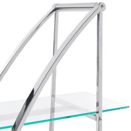 Beliani 4 Tier Shelving Unit Hollow Metal 175 Cm Silver - thumbnail 6