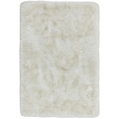 Asiatic Plush White Luxury Shaggy Polyester Rug-160Cm X 230Cm - image 1