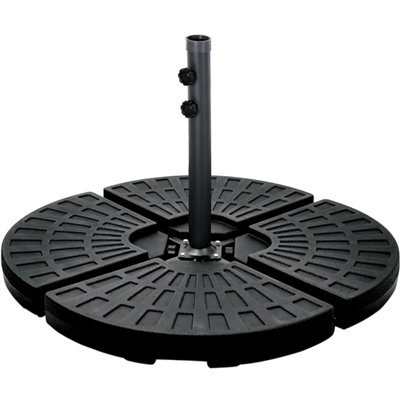 4Pcs Cantilever Parasol Base Weight 80Kg Fan Style - image 1