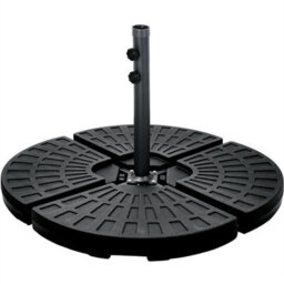 4Pcs Cantilever Parasol Base Weight 80Kg Fan Style