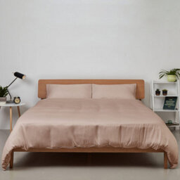 Panda London 100% Bamboo Bedding Complete Bedding Set Vintage Pink - thumbnail 2
