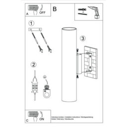 Sollux Lighting Lagos Steel Burgundy 2 Lights Modern Wall Lamps - thumbnail 8