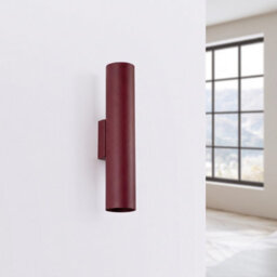 Sollux Lighting Lagos Steel Burgundy 2 Lights Modern Wall Lamps - thumbnail 2