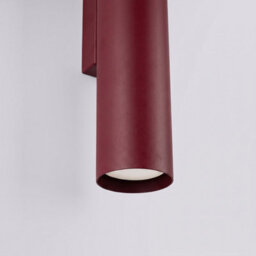 Sollux Lighting Lagos Steel Burgundy 2 Lights Modern Wall Lamps - thumbnail 4
