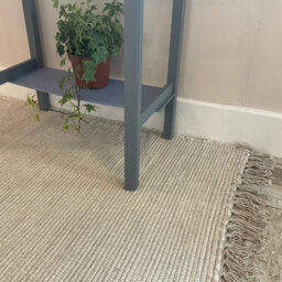 Second Nature Online Hush Hand Loomed Soft Cotton Rug In Muted Colours / 120 X 180 Cm / Duck Egg Blue - thumbnail 6