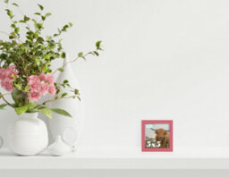 5X5 Pink Picture Frame (12.7 X 12.7Cm) Poster, Photo, Artwork, Gallery Wall Or Print - thumbnail 2