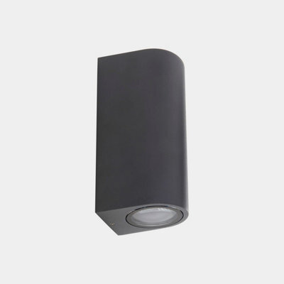 Luminosa Lighting Luminosa Eko Outdoor Up Down Wall Lamp Urban Grey Gu10 16W Ip66 - image 1