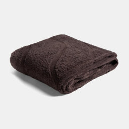 Ohs Tufted Contour Throw Teddy Fleece Blanket Winter Soft Warm Bedspread, Coffee - 180 X 200 Cm - thumbnail 2