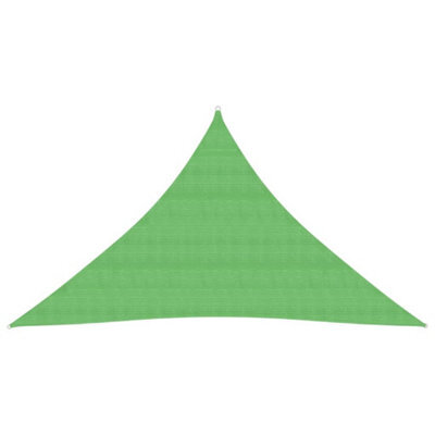 Berkfield Sunshade Sail 160 G/m2 Light Green 3X3X4.2 M Hdpe - image 1
