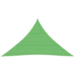 Berkfield Sunshade Sail 160 G/m2 Light Green 3X3X4.2 M Hdpe - thumbnail 1