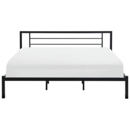 Beliani Bed Metal Cusset 180 X 200 Cm (Eu Super King) Black - thumbnail 4